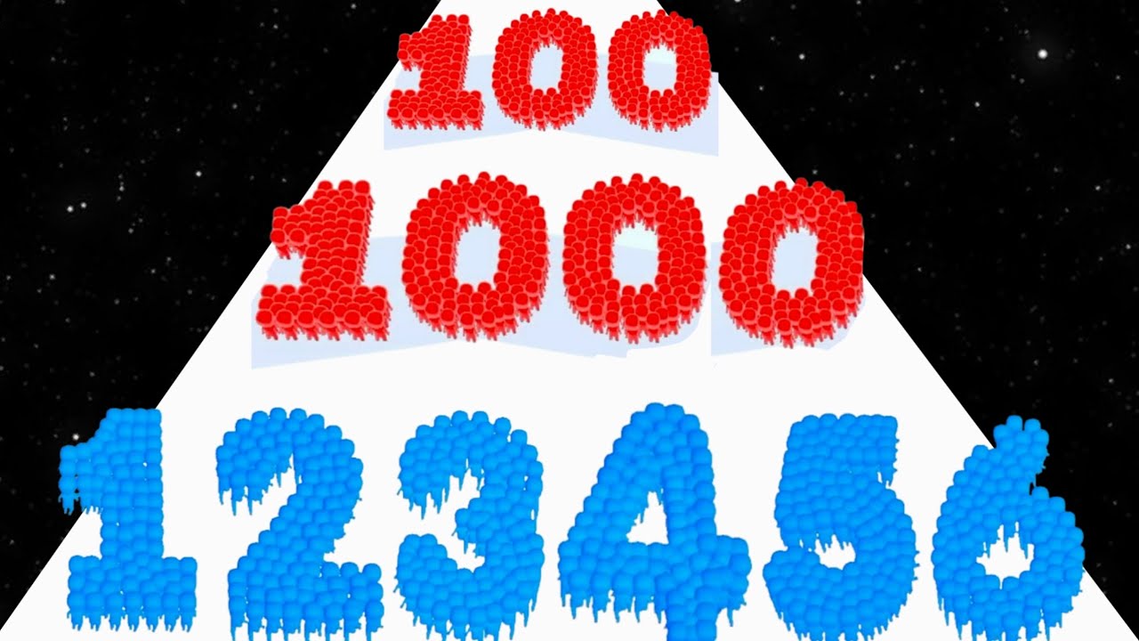 Crowd Number Run 3D vs Count Master Crowd Runners 3D - ASMR Gameplay (Freeplay, Max Level)