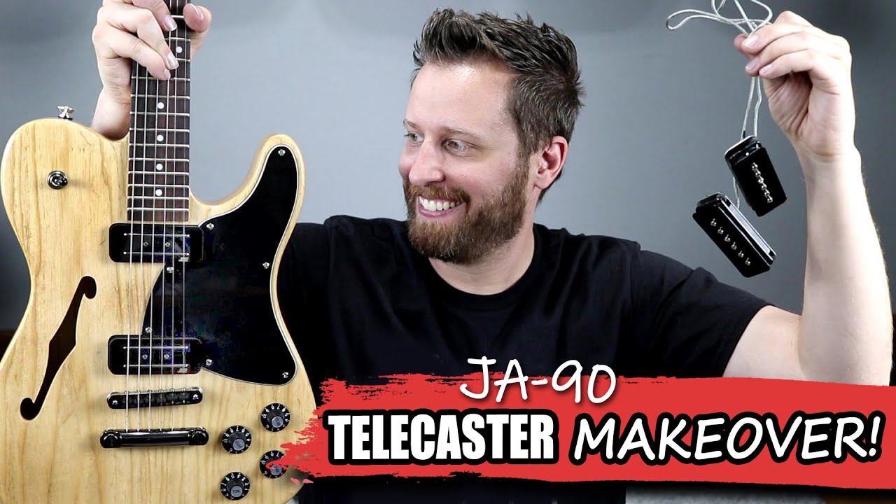 Создаём непревзойдённый телекастер P90! — Преображение Thinline Telecaster!