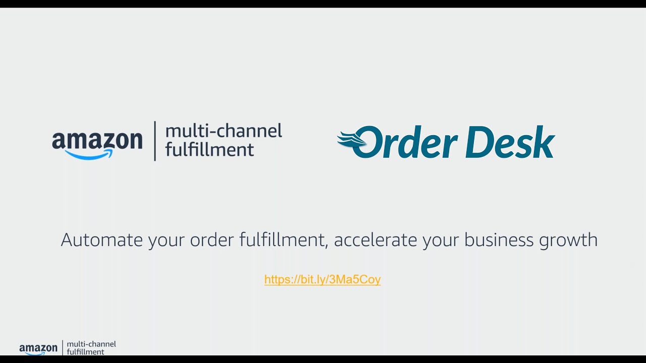 Manage your orders with Amazon Multi-Channel Fulfillment and Order Desk