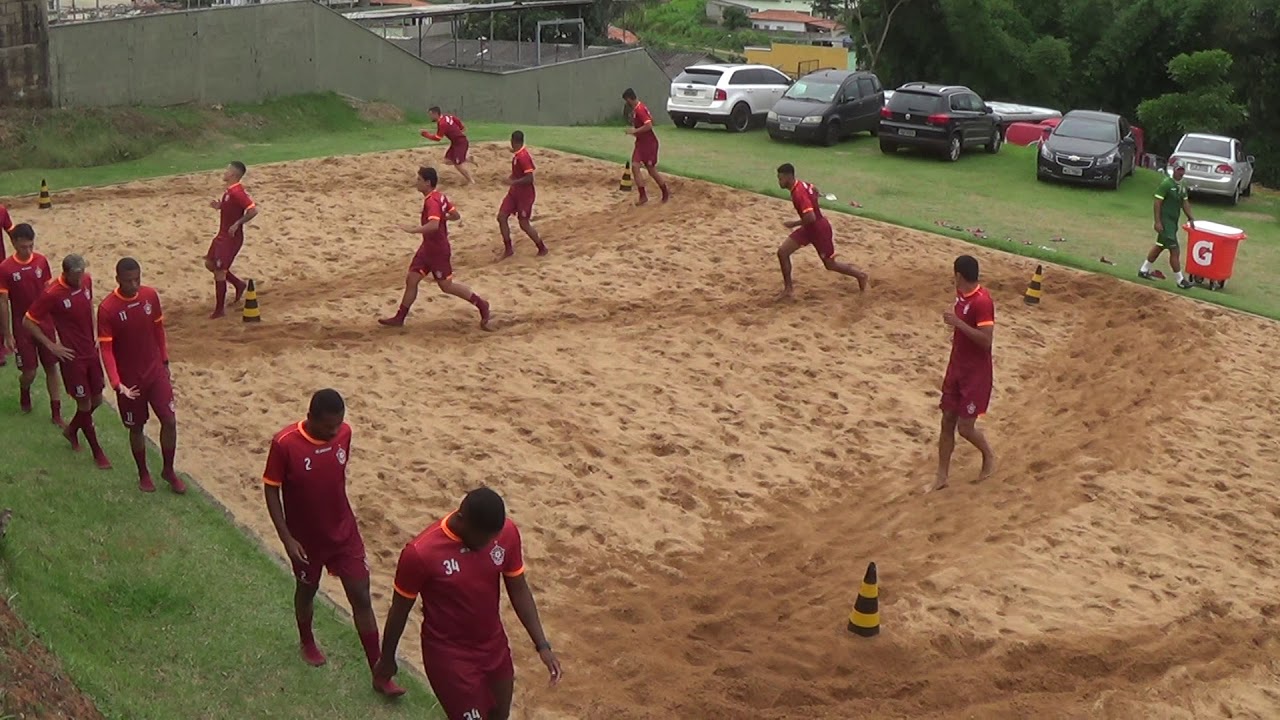Treino Físico na Caixa de Areia (Futebol Profissional)