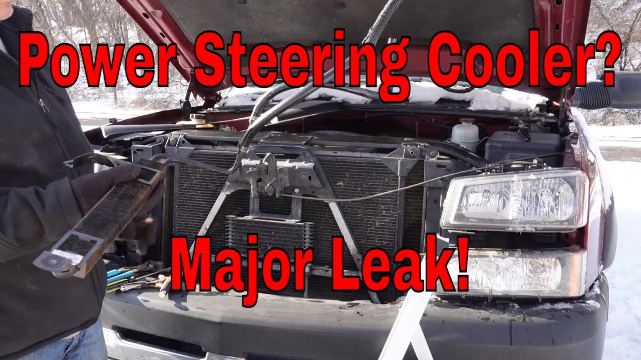 2005 Silverado 2500HD Power Steering Cooler Replacement #silverado #powersteering #chevy