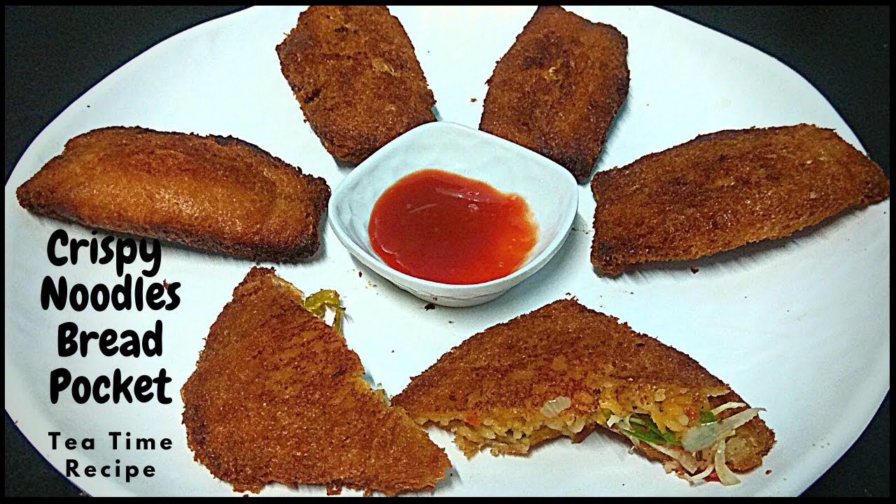 Crispy Noodles Bread Pockets Recipe in Tamil | Evening Snacks Recipe | Tea Time Snack | Bread Recipe