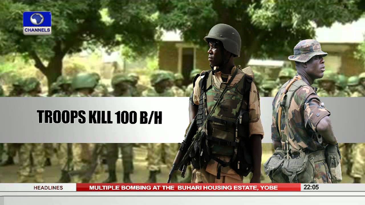 News@10: Troops Kill 100 Boko Haram Members In Yobe Pt 1