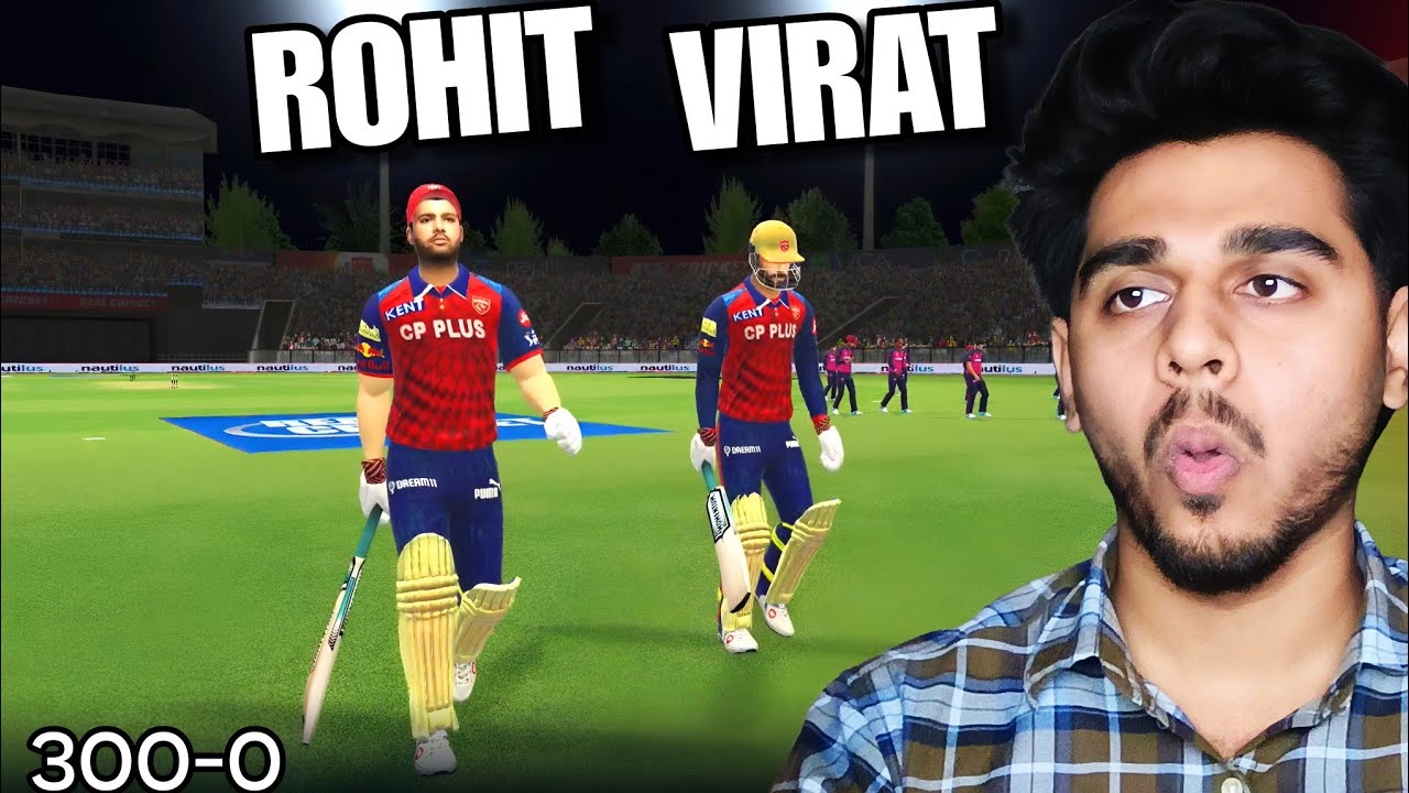 VIRAT & ROHIT SET * 300-0 RECORD * RCPL 2026 Real Cricket