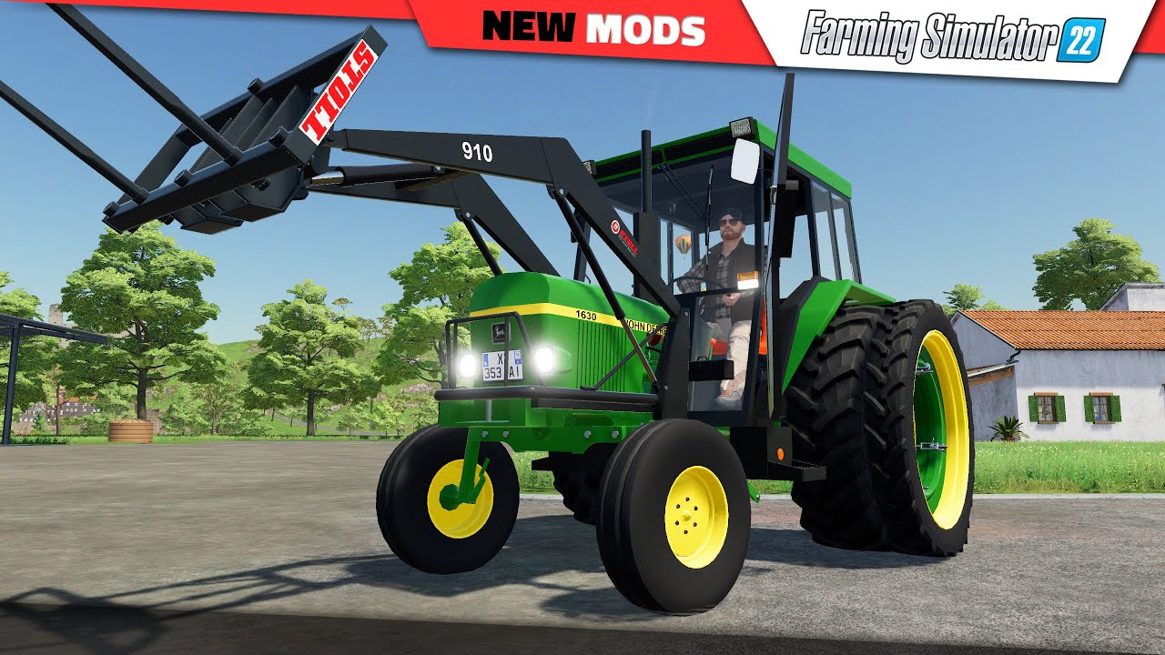 FS22 | NEW MOD | John Deere 1630 2WD small tractor - Farming Simulator 22 Mods Review 2K