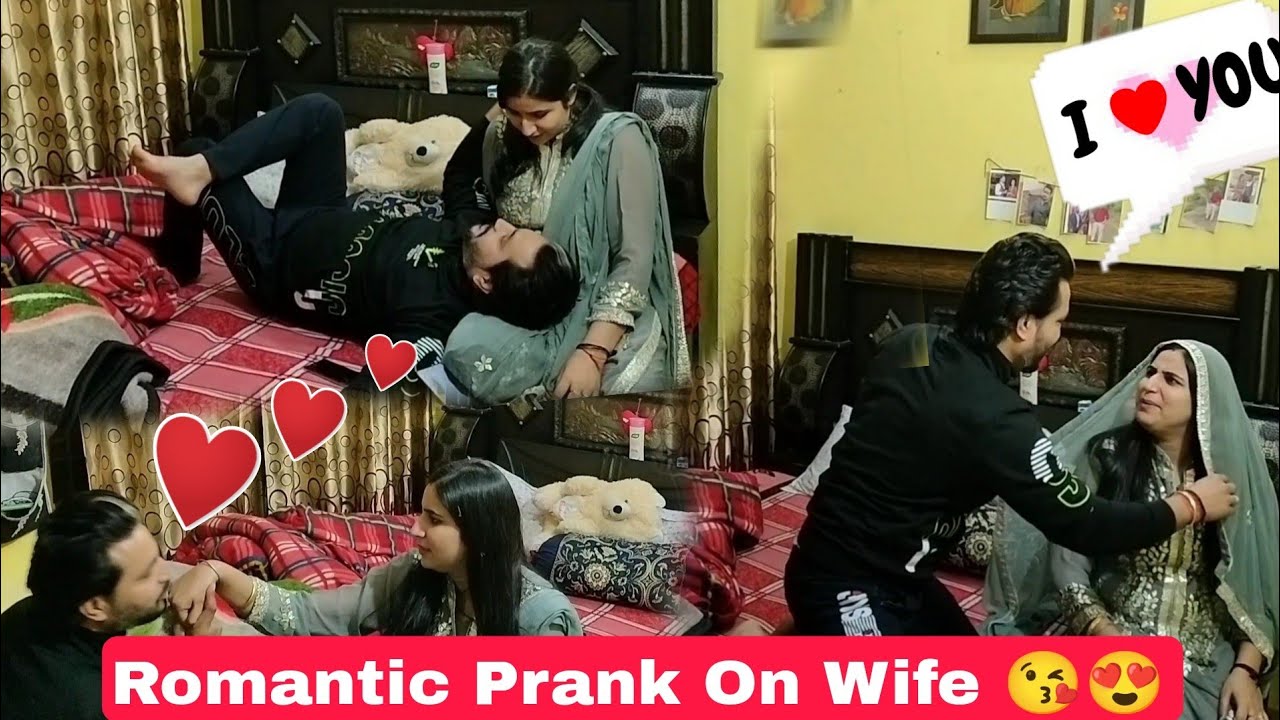 Romantic Prank On Wife Goes Real ☺️😍🤭 | Aaj Toh Pura Din Raat Romance Krenge @Mr Mrs Vlogs & Pranks