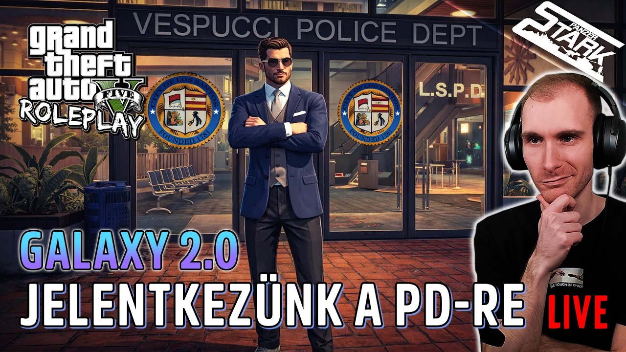 Jelentkezzünk RENDŐRNEK - GTA 5 RolePlay #42 - Stark Galaxy2.0