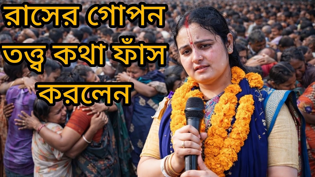 😭😭রাস কোথা থেকে আমরা জানলাম, গোপন তত্ত্ব কথা বললেন//আশা রানী দাস নিউ কীর্তন//রাস লীলা 