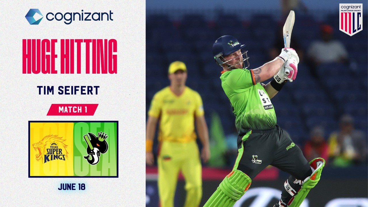 Seifert SMASHES 28 Runs in Single Over! | Cognizant Major League Cricket 2026