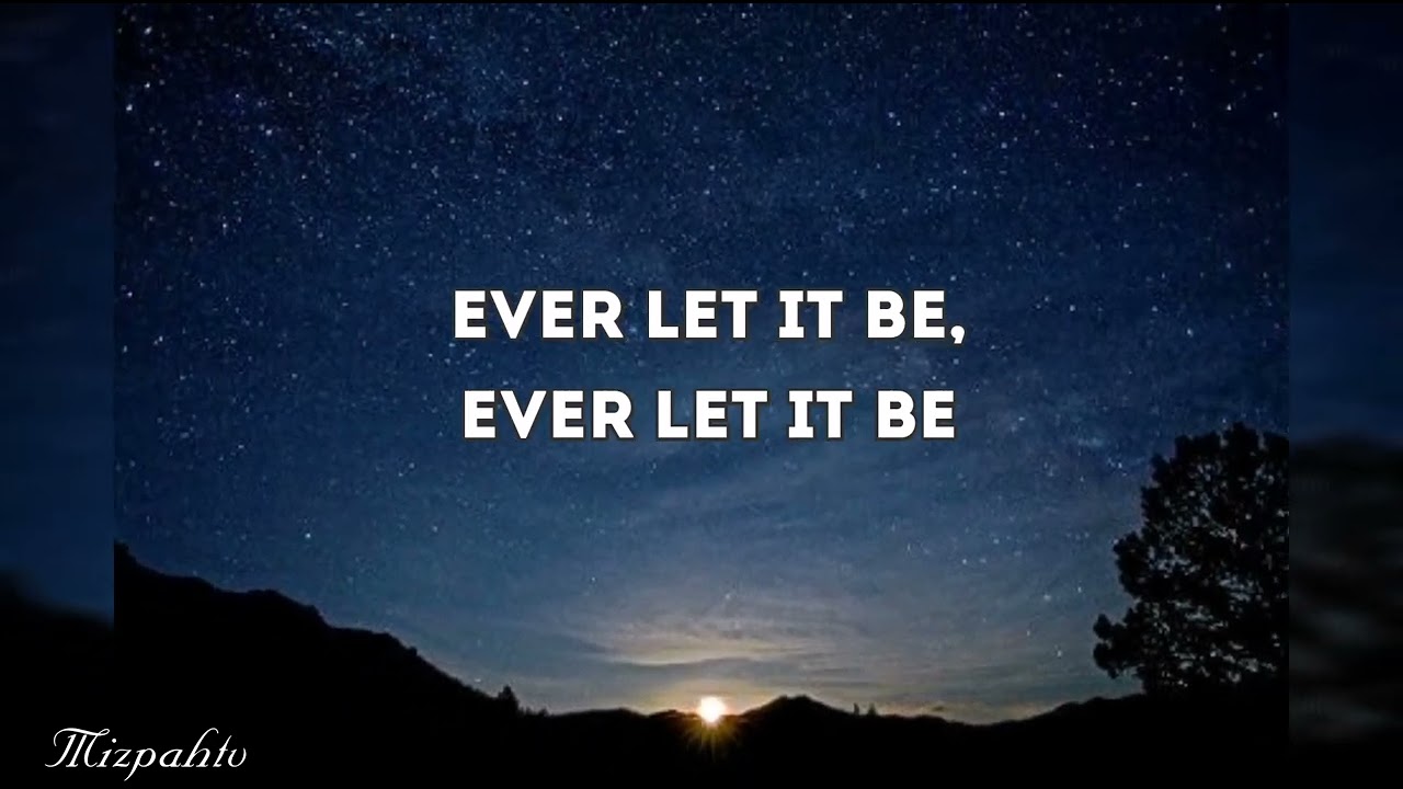 EVER LET IT BE Lyric Video (Marty Nystrom - Hosanna! Music)