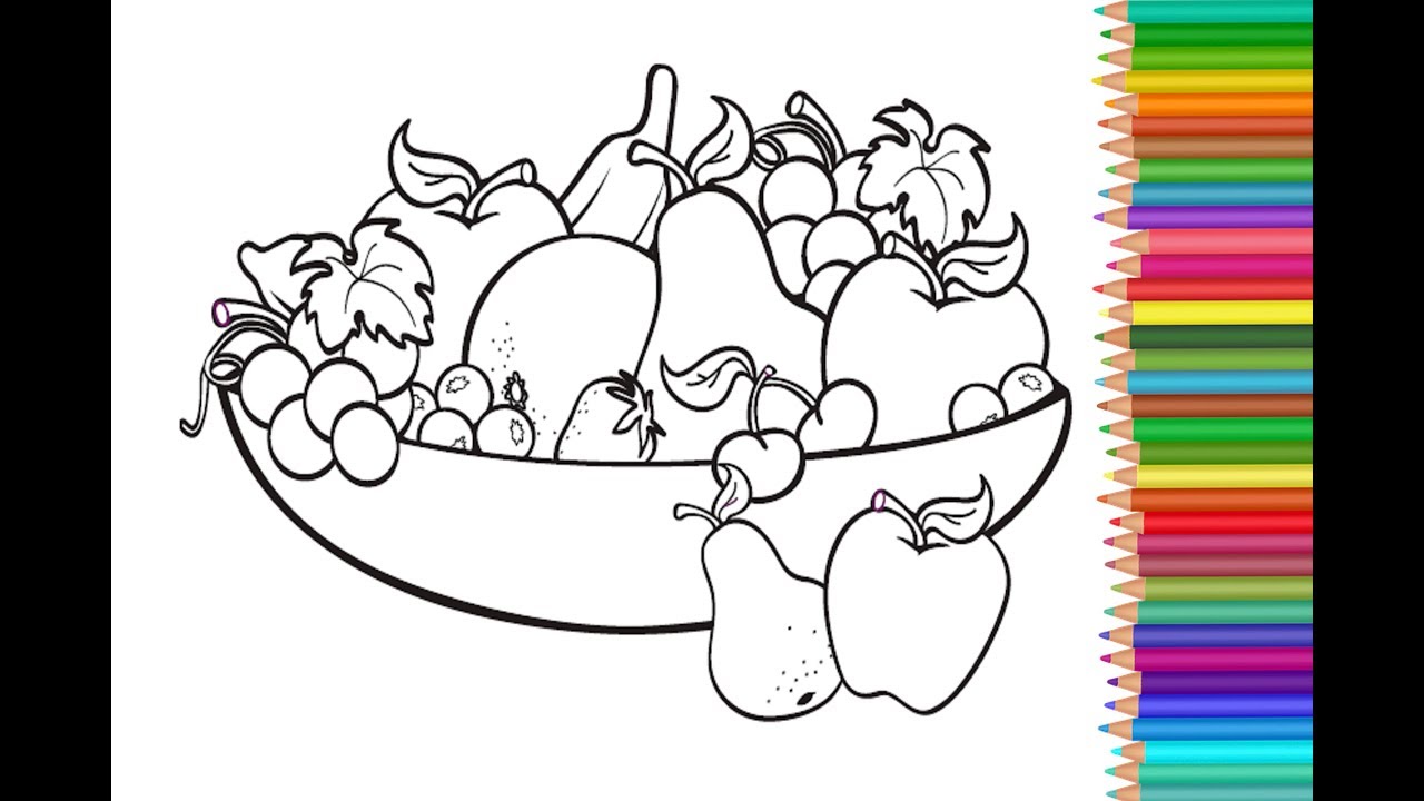 Vegetable coloring for Kids and Toddlers | Baby Colours ART