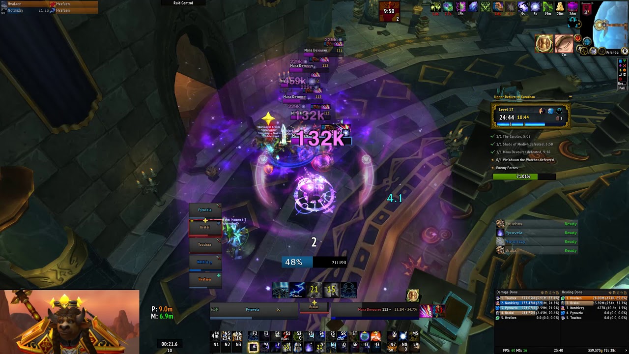 WoW Patch 7.3.5 - Return to Karazhan (Upper) +17 [+3] (Arcane Mage Pov)