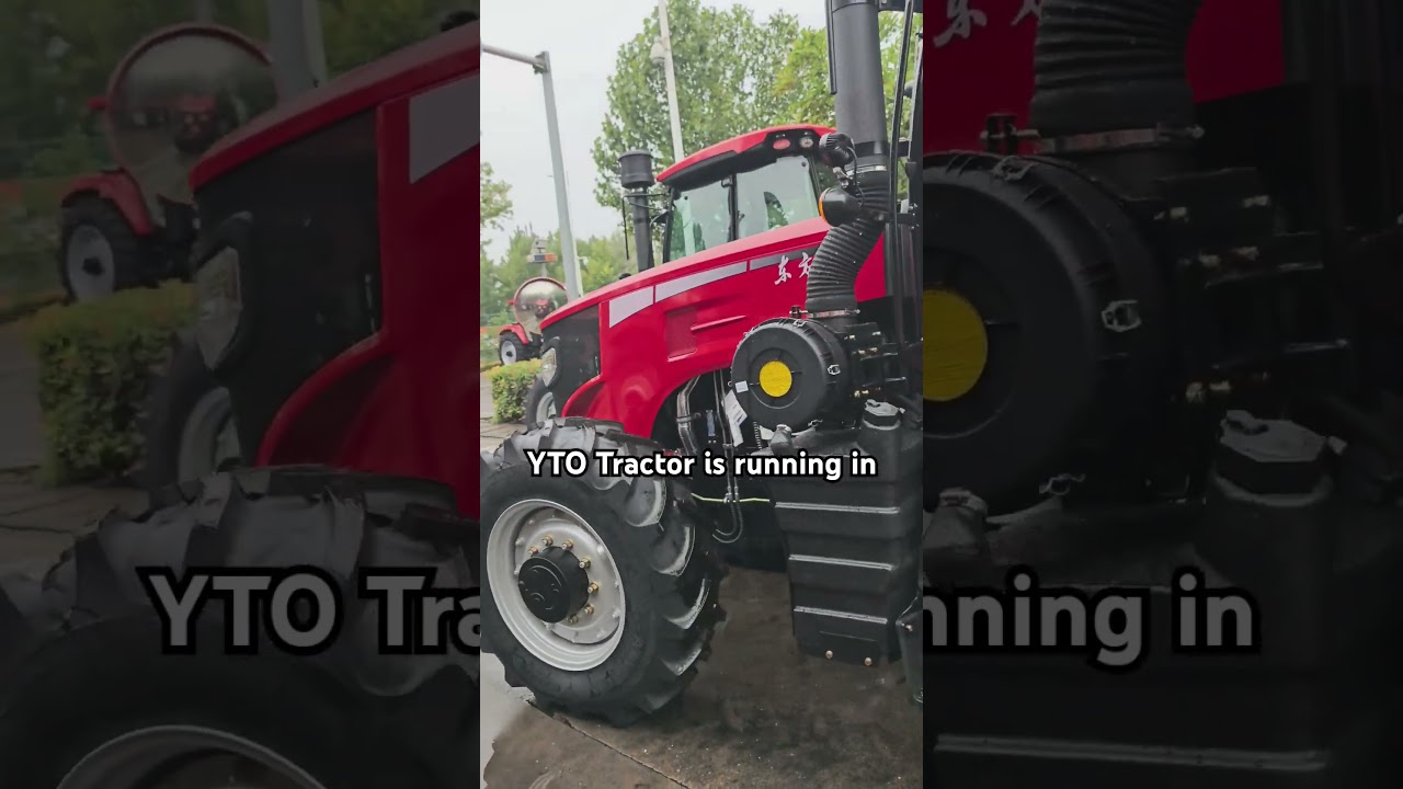 YTO tractor running in before shipment.#africa #agriculture #tractor