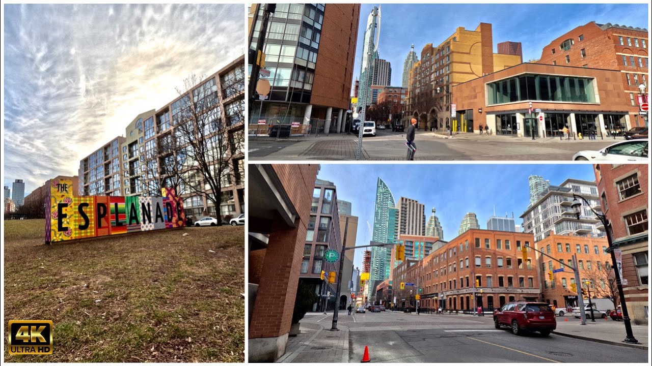 [4K] 🇨🇦 THE ESPLANADE, Front Street to Union Station Toronto