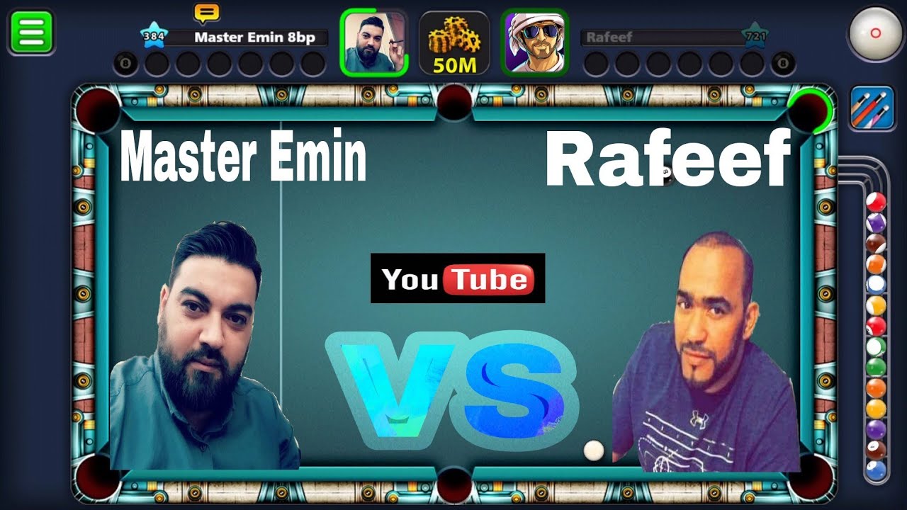 Master Emin 8bp & Rafeef Hathehe Berlin Platz trick shots. 8 Ball Pool Miniclip 😎😎