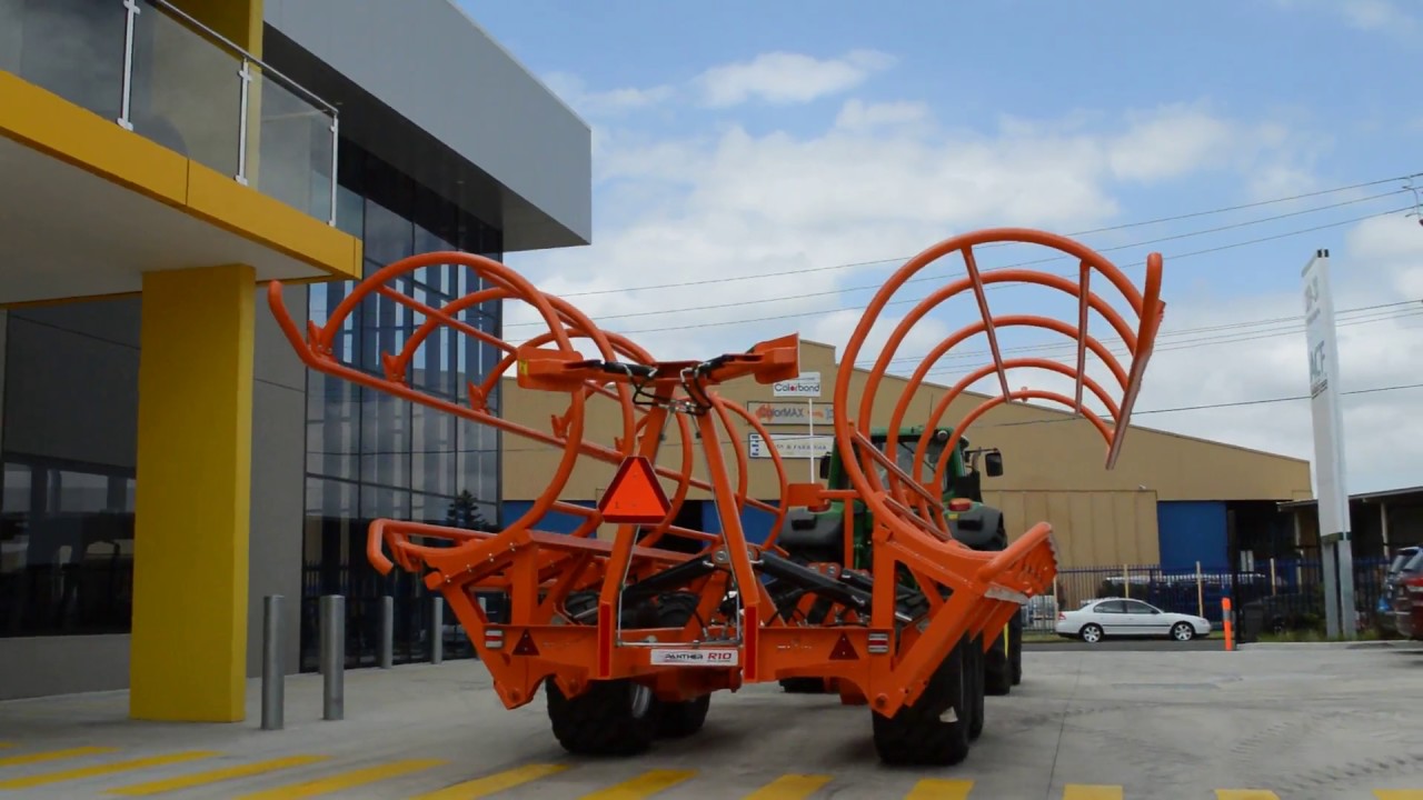 Panther R10 Round Bale Trailer @ Bale Handling ACF Penrith