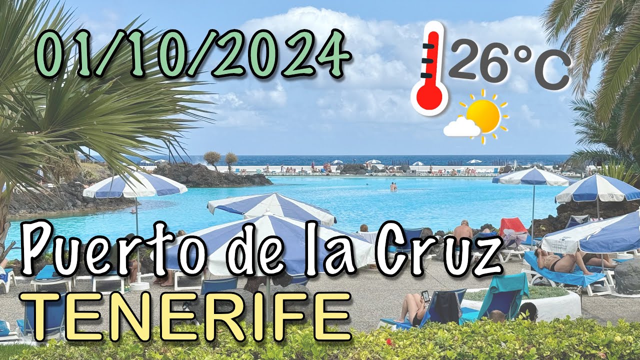 Tenerife - Puerto de la Cruz y sus iglesias ⛪️ 🚶‍♂️ 01/10/2024 26°C 🌤️