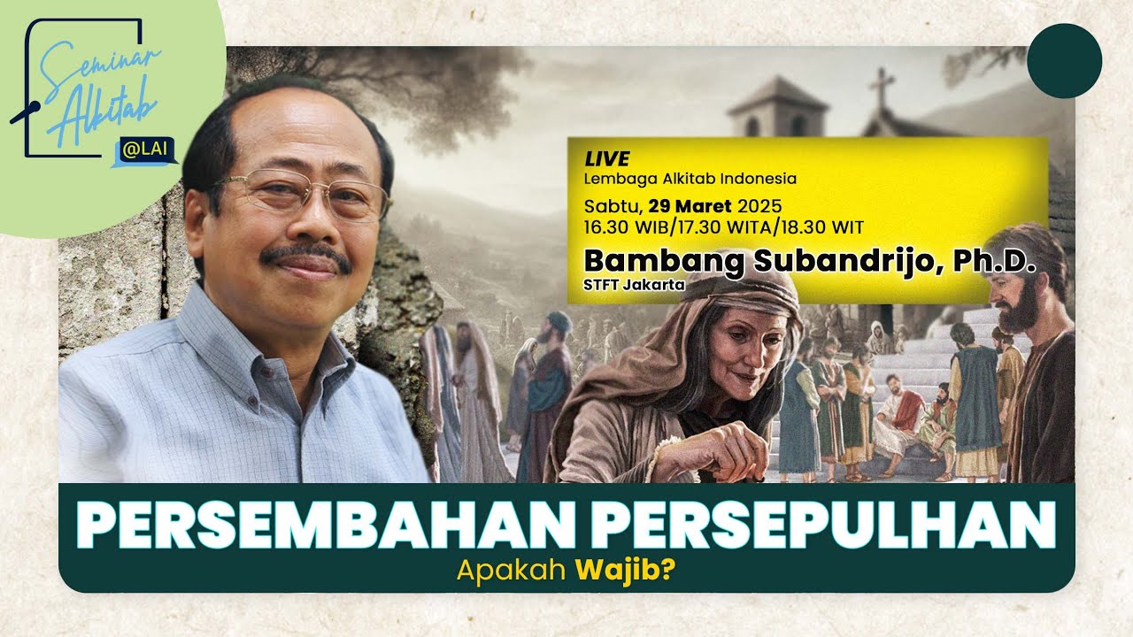 Persembahan Persepuluhan: Wajibkah?  -  Dr. Bambang Subandrijo