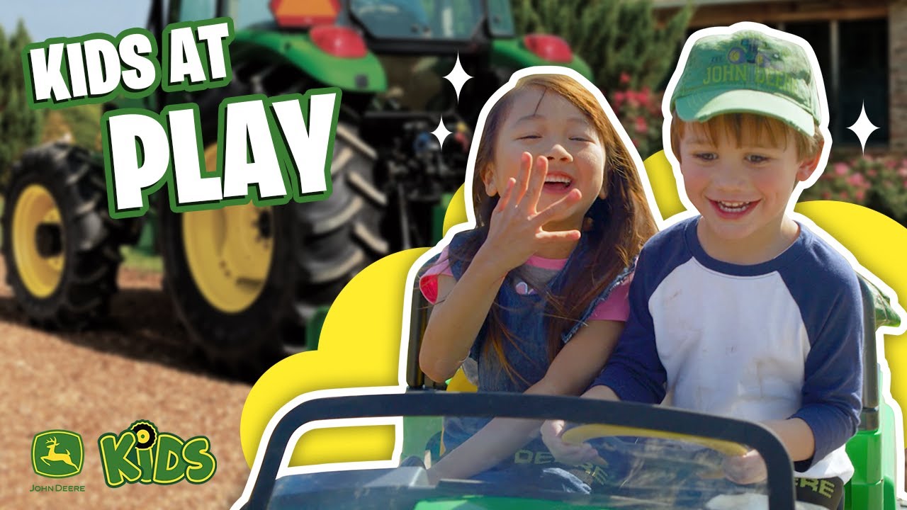Playing With Toys On the Farm!  🚜  | John Deere Kids