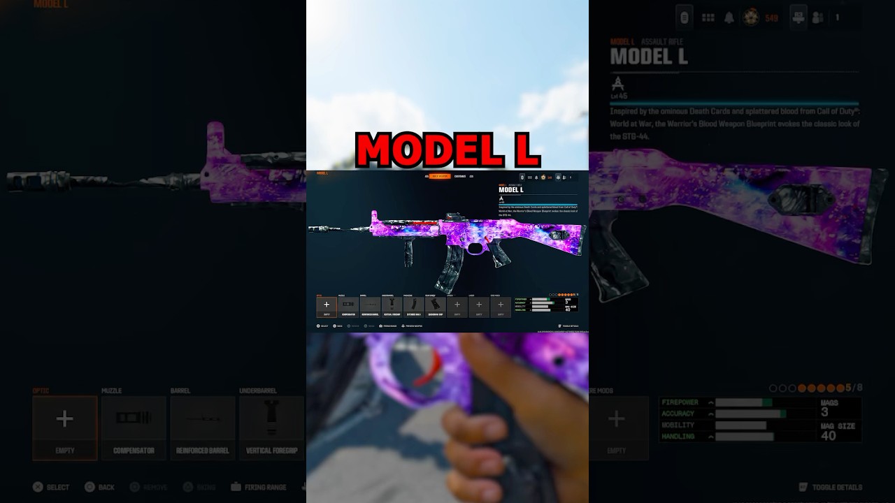 The *META* MODEL L LOADOUT is INSANELY BROKEN in BO6! 😳 (Best MODEL L Class Setup)