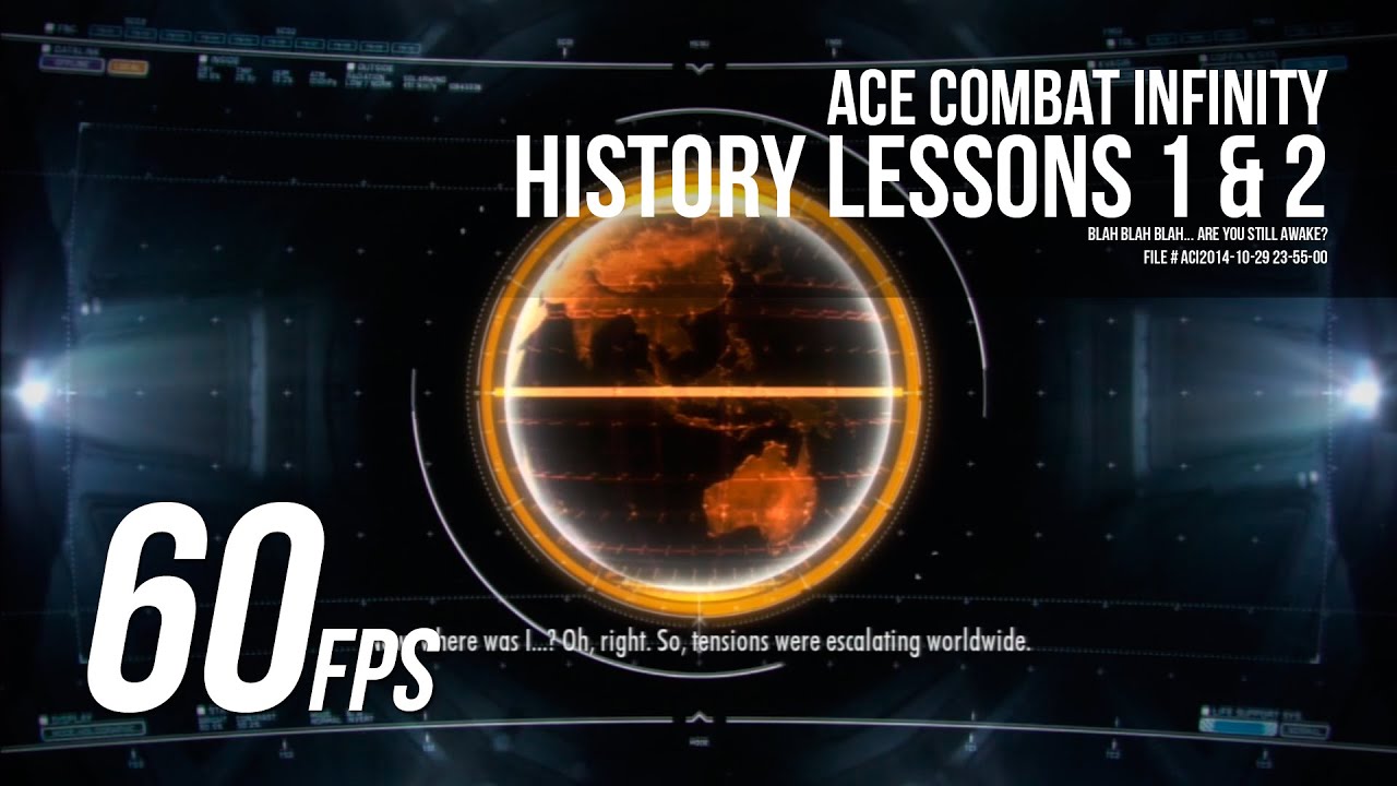 Ace Combat Infinity - History Lessons 1 & 2 - 60FPS (Motion Interpolated)