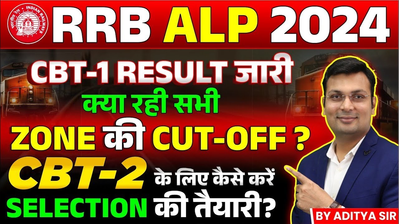 RRB ALP CBT 1 Result 2024 Out | ALP CBT 1 Cut Off | CBT 2 की तैयारी कैसे करें? | By Aditya Patel Sir