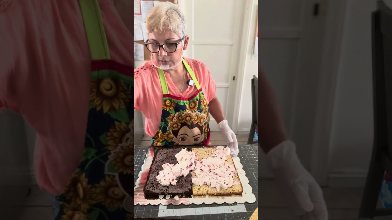 Te piden un pastel de 2 sabores??