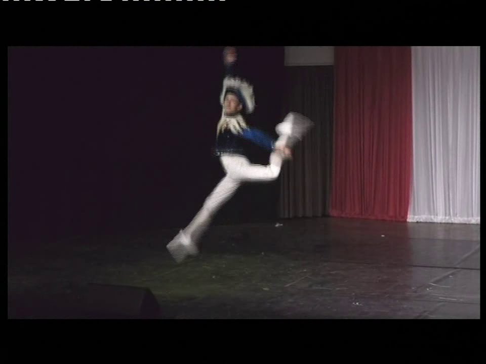 Tanzmajor Ben Adams beeindruckt beim 19. Gardetanzfestival in St. Tönis