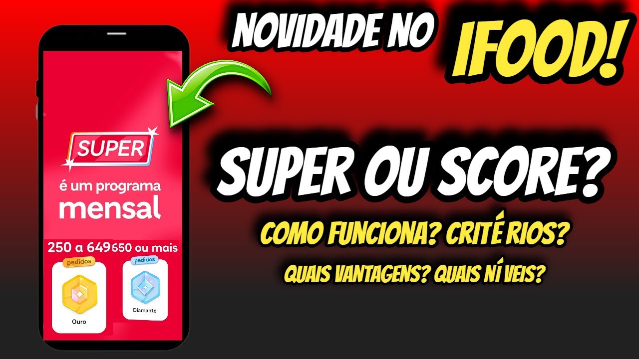 ATUALIZAÇÃO IFOOD ENTREGADOR | Novo Score | Vantagens e Desvantagens | Diamante x Ouro entenda agora