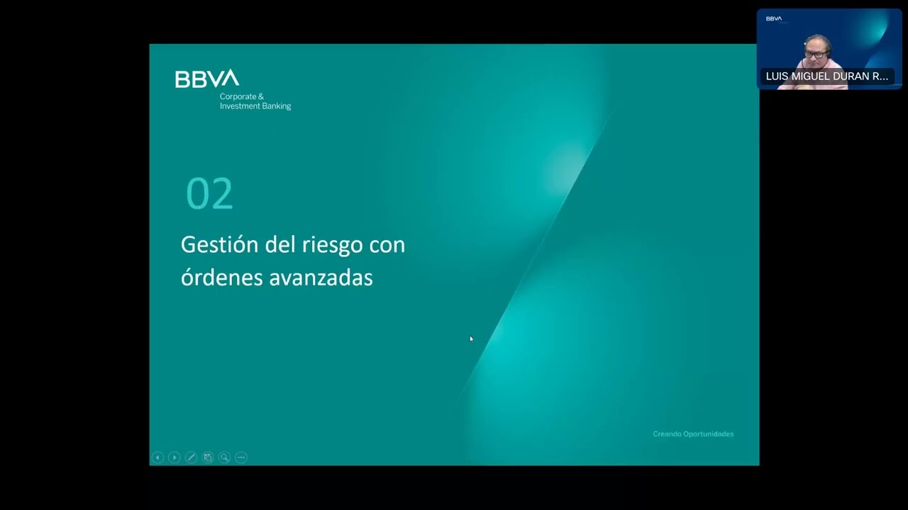 Órdenes avanzadas para gestionar el riesgo de tus operaciones en BBVA Trader Bolsa