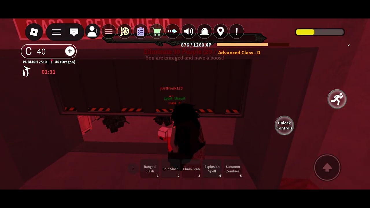 Turning into scp 076:ABLE #scp #roblox 