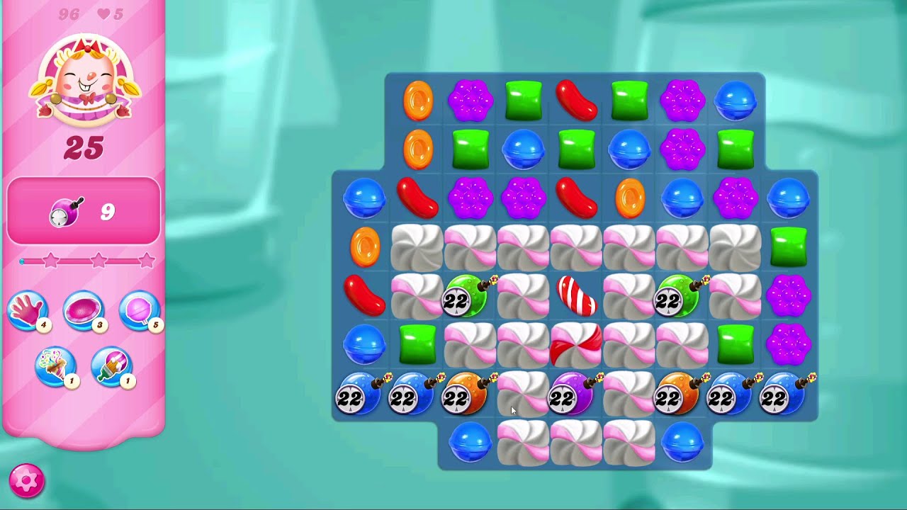 Candy Crush Saga LEVEL 96 | NO BOOSTERS (new version*)✔️