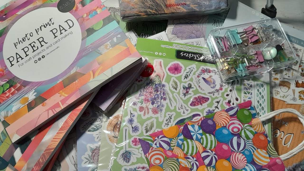 ACTION HAUL NEU NEU NEU   Super schöne Erwachsene Blocke mit Aquarellpaier, Tolle Briefumschläge