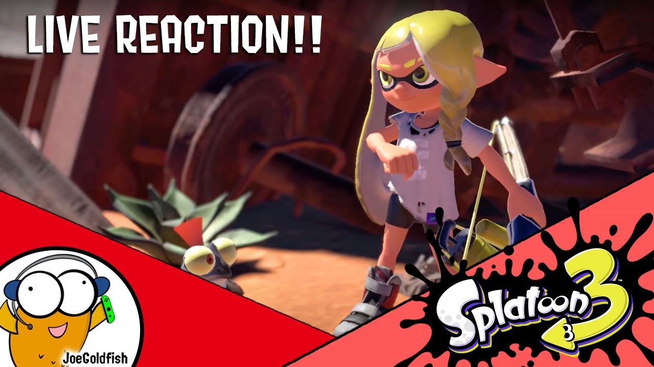 Splatoon 3 Reveal Reaction! I died!! Too much hype!