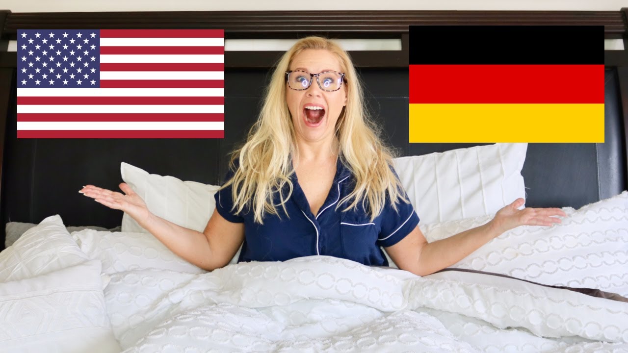 6x how German & American bedrooms are very different! 🇩🇪🇺🇸