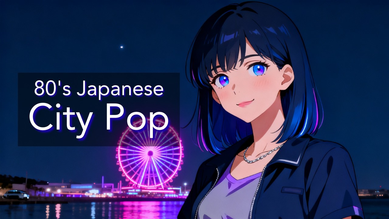 【80’s Japanese City Pop】ネオンが揺れるベイサイドの夜｜作業・ドライブ用BGM
