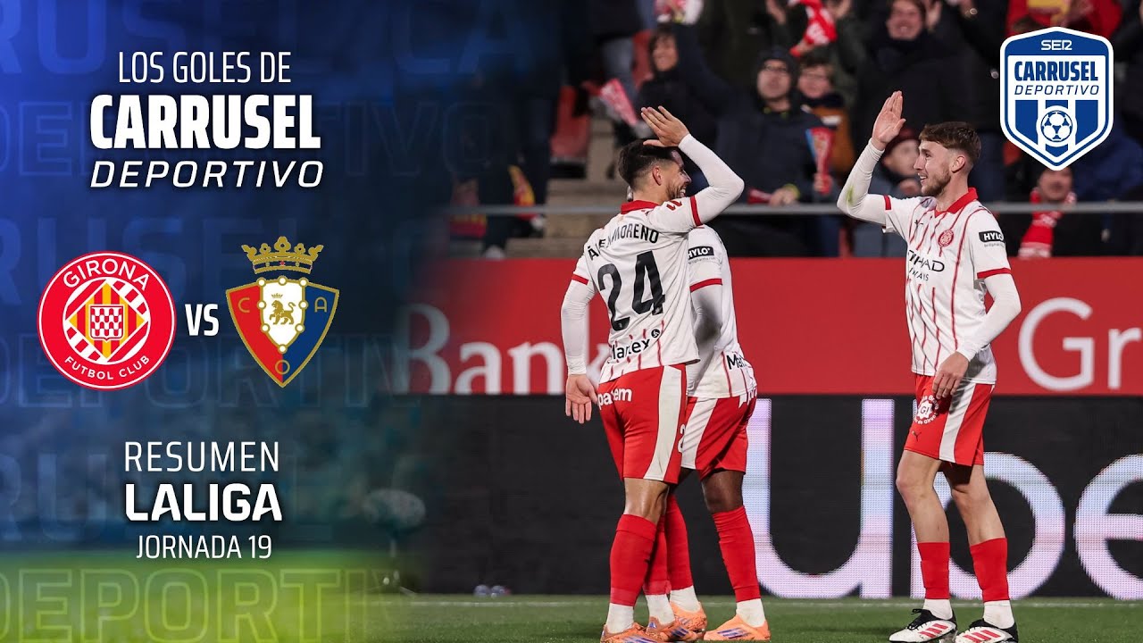 Vanat deja los tres puntos en Montilivi | El gol del Girona 1 - 0 Osasuna
