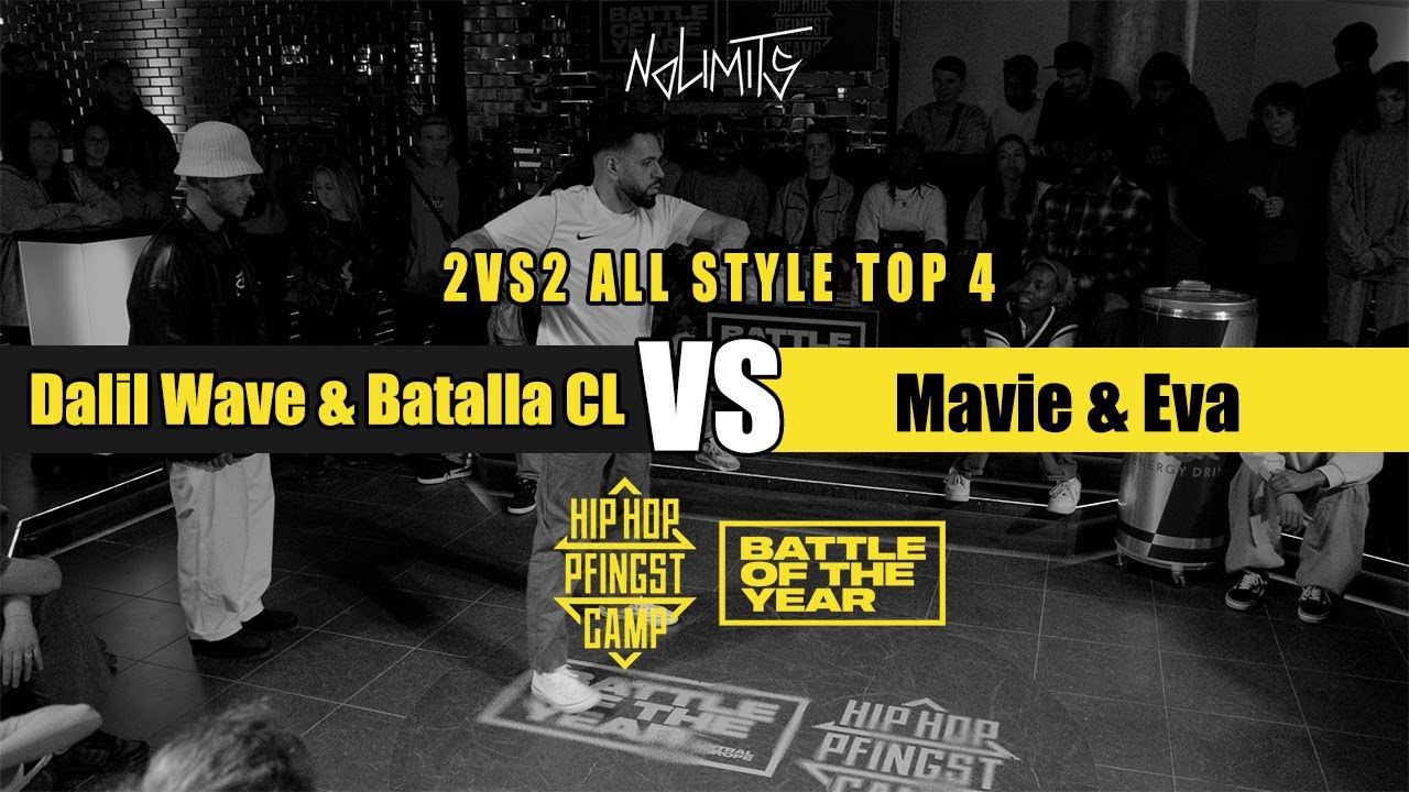 Dalil Wave & Batalla CL vs Mavie & Eva | ALL STYLE TOP4 | BOTY CE x HIPHOP PFINGSTCAMP 2023