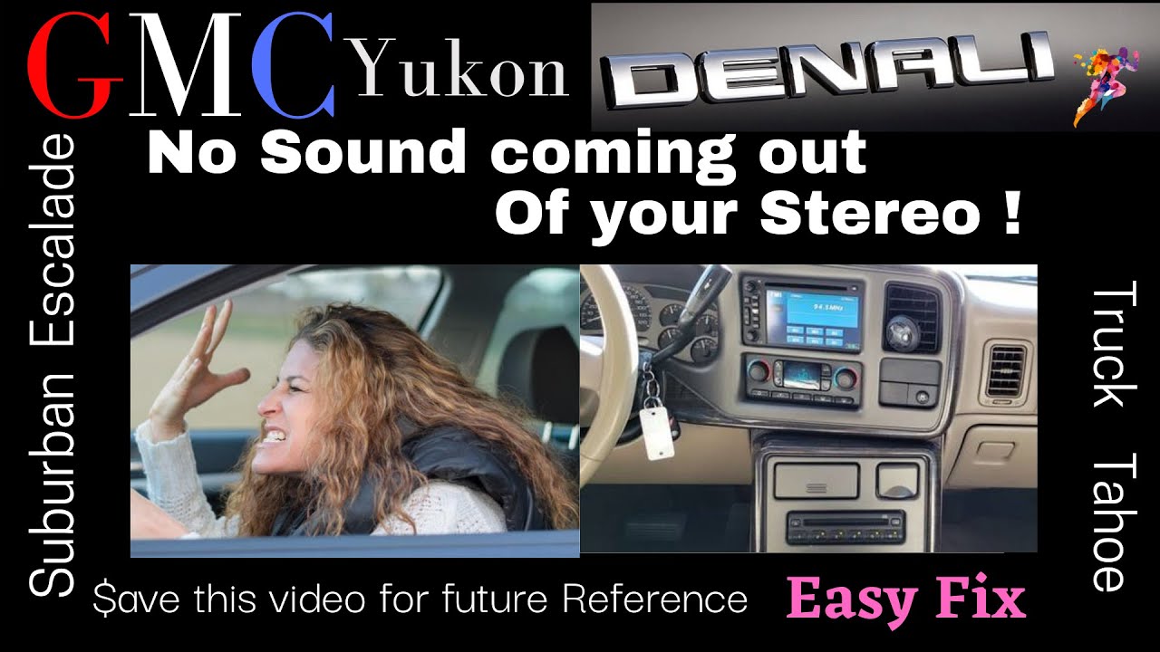 GMC Yukon «Нет звука из стереосистемы? Легко исправить». Где мой предохранитель радиоприемника и ...