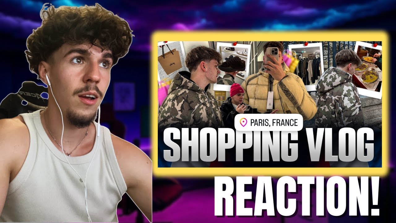 DanielB12 REAGIERT auf XXL PARIS SHOPPING VLOG MIT SENAD🛍️🇫🇷 | Jan