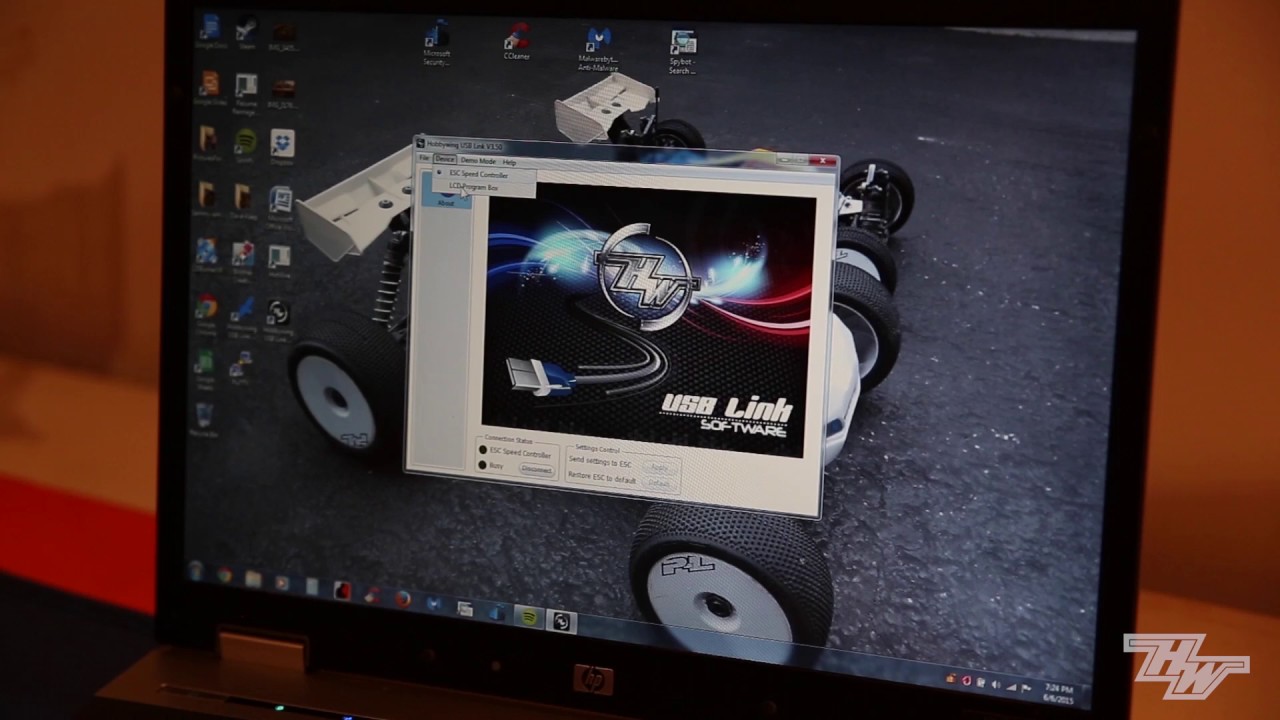 Multifunctional  LCD program box - how to update