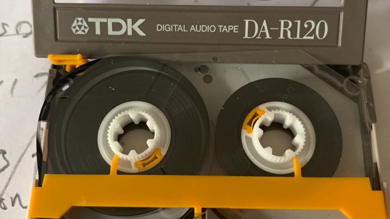 1992 DAT Tape Repair. Snapped 12 July 2020.
