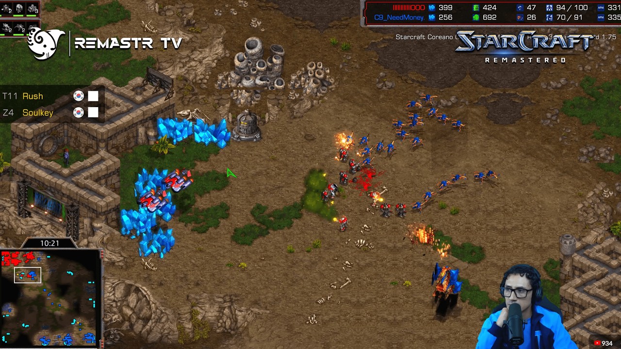 STARCRAFT COREANO GOSU 🇰🇷 SOULKEY vs RUSH 🇰🇷 | M3·BO3·R3