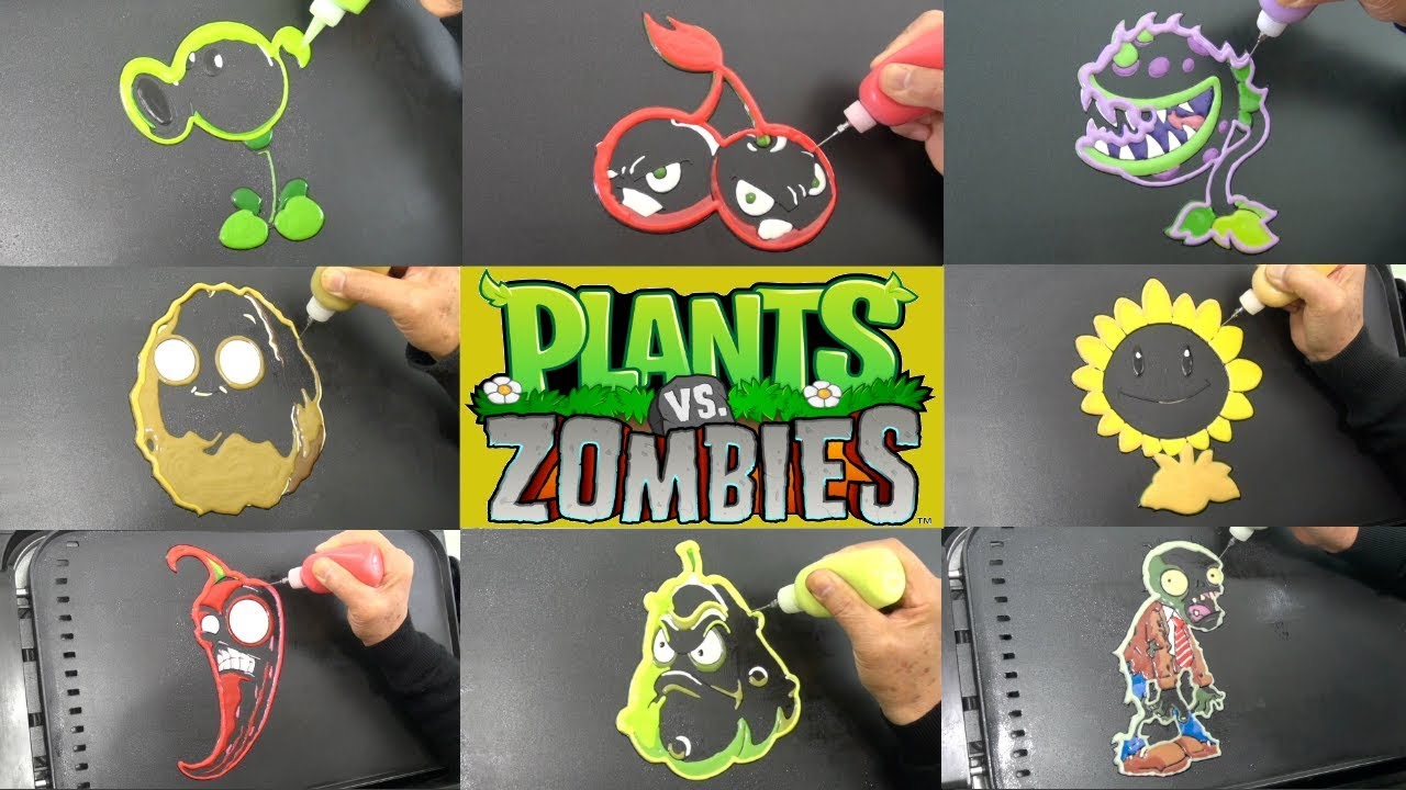 Making Plants Vs Zombies Pancake Art For Lunch | Creative Ideas That Are At Another Level