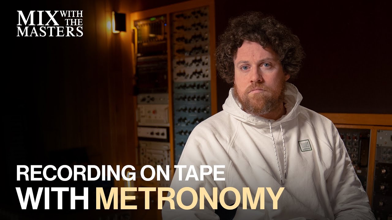 Joseph Mount recording on tape with Metronomy | Sneak Peek