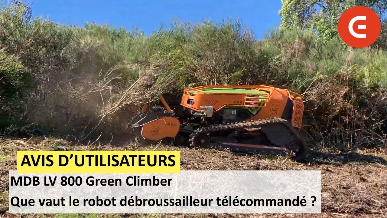 AVIS - Robot broyeur Green Climber LV 800 Pro : prix, sécurité et avis après 6 mois