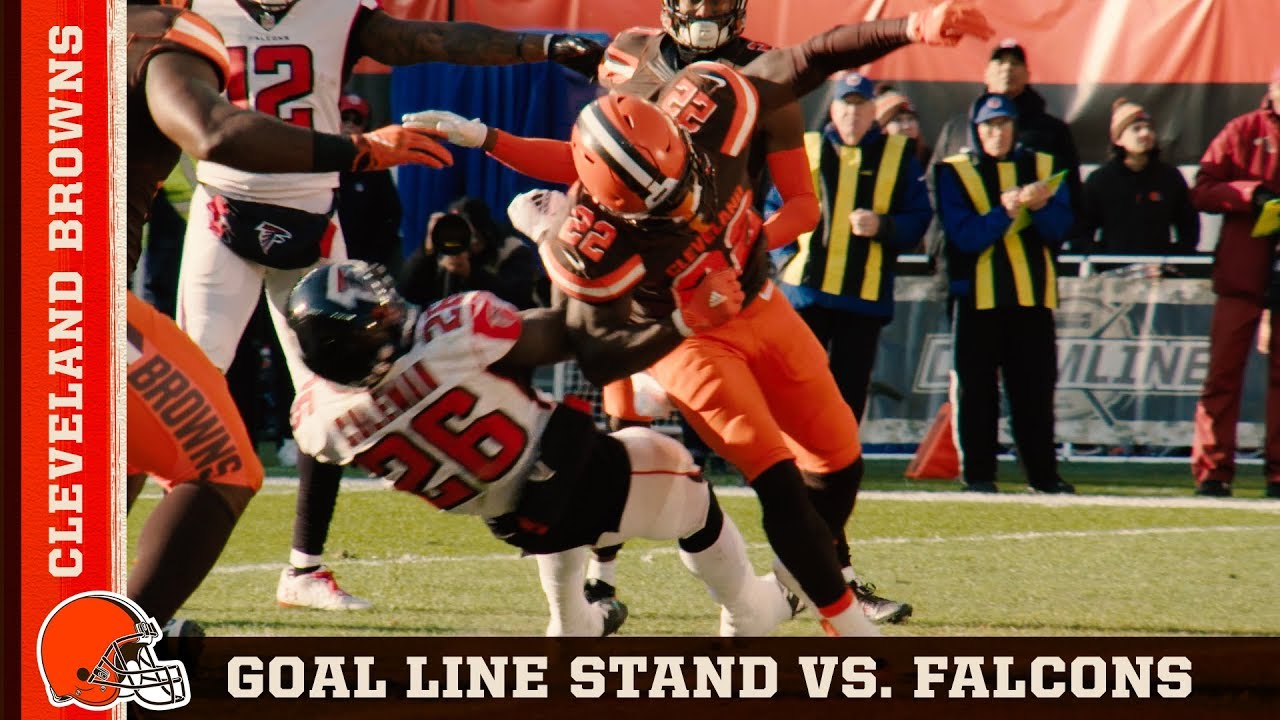 Top Plays: Amazing Goal Line Stand vs. Falcons in Week 10 | Cleveland Browns