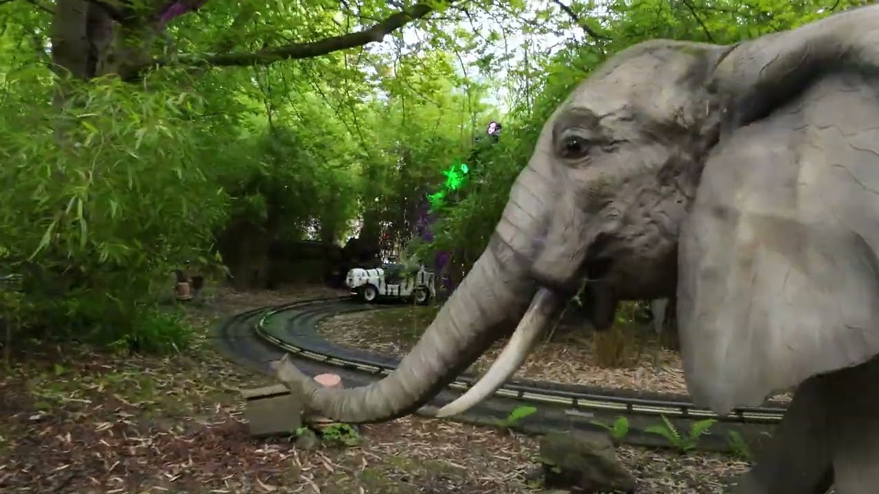 Safari Jeeps im Hansa Park | Onride 2024 | Ein tierischer Darkride mit Jungle Atmosphäre