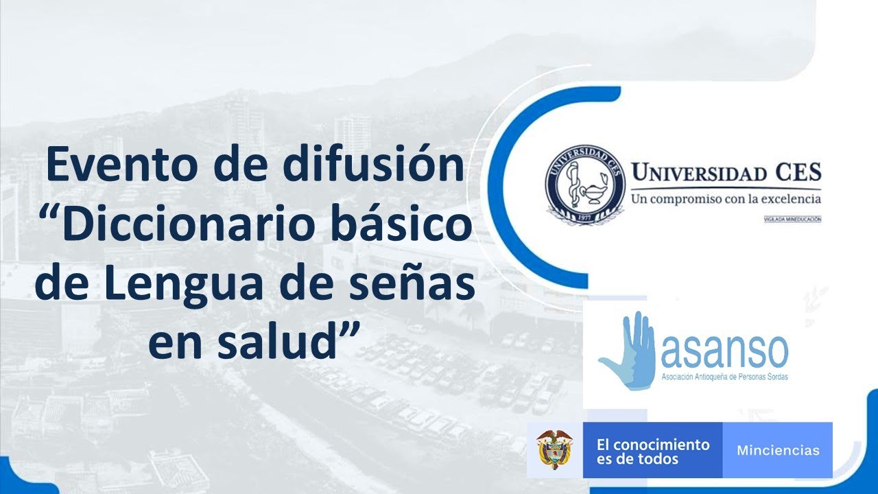 Difusión del proyecto en lengua de señas