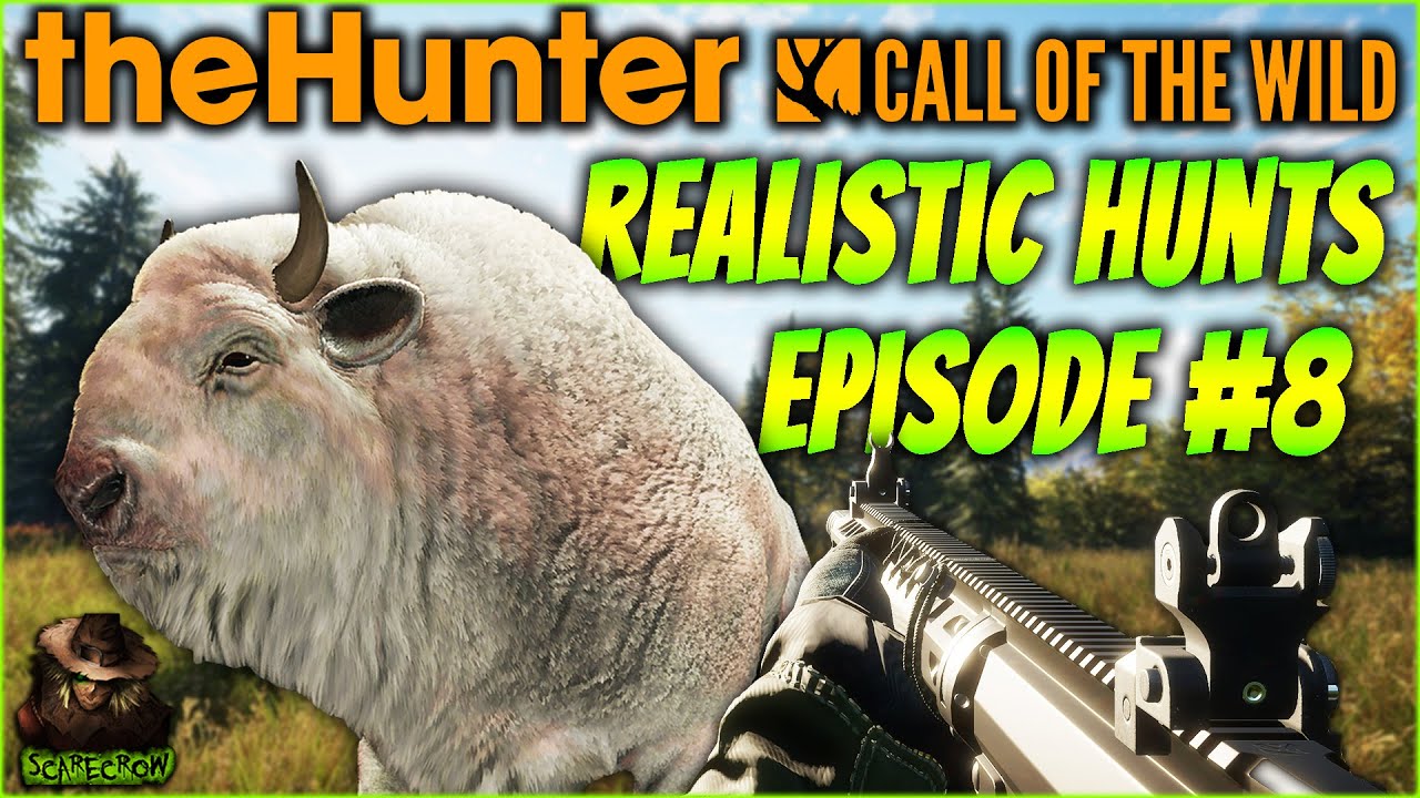 Hunting Realistically Leads To An Albino European Bison! Call of the wild Realistic Hunts Episode #8
